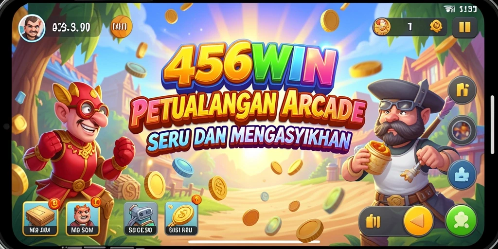 Tampilan gameplay 456WIN yang penuh warna dan seru.