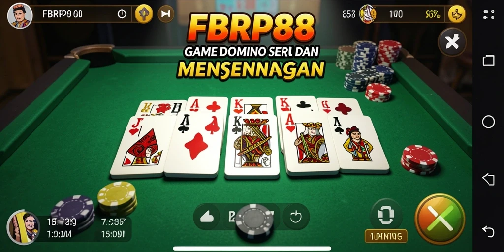 Tampilan menarik dari gameplay FBRP88 dalam permainan Domino.