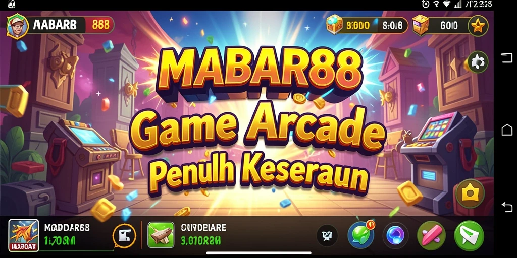 Tampilan gameplay seru dan penuh warna di MABAR88.