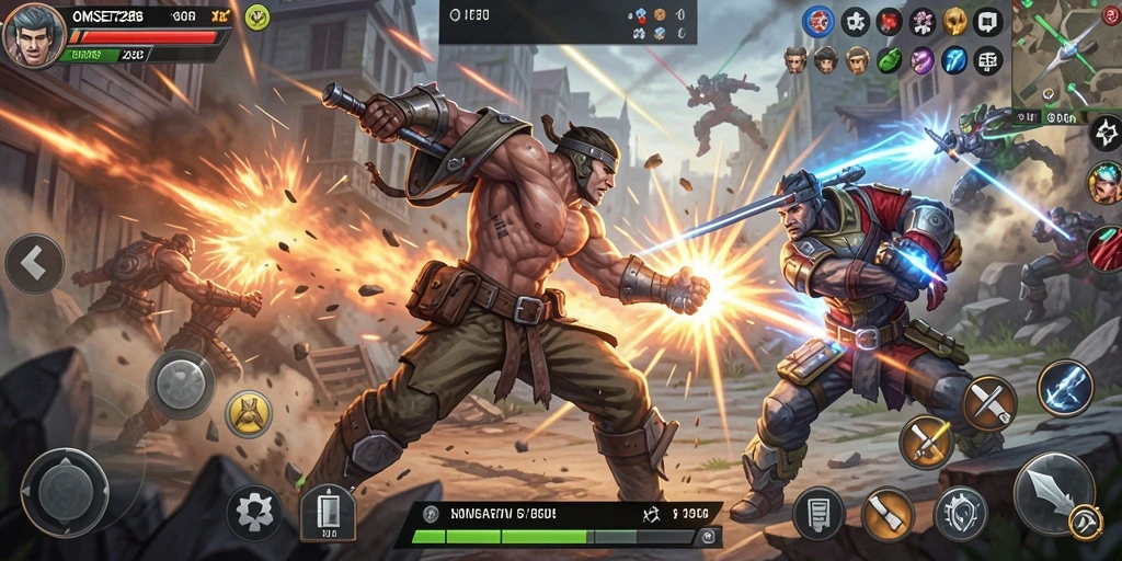 Tampilan gameplay intens dari <strong>OMSET288</strong> dengan pertarungan yang seru.